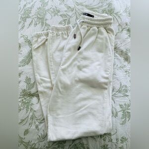 Snax White Sweatpants Size M